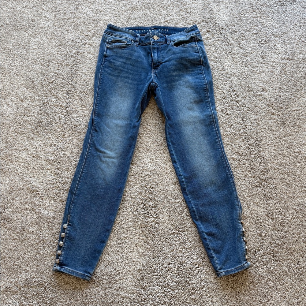White House Black Market Everyday Soft Straight Leg Jeans